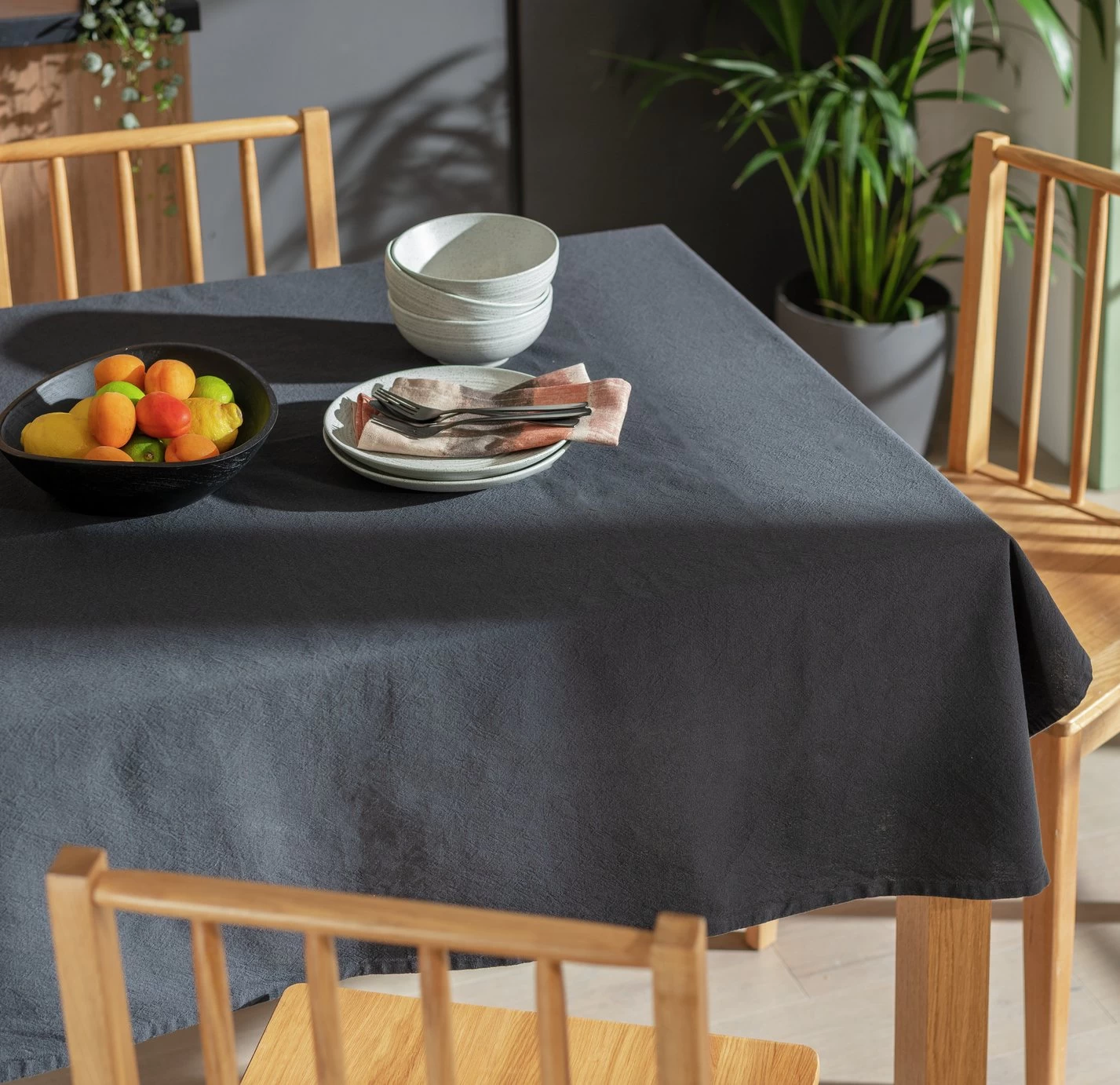 Habitat Table Cloth - Charcoal - Image 2