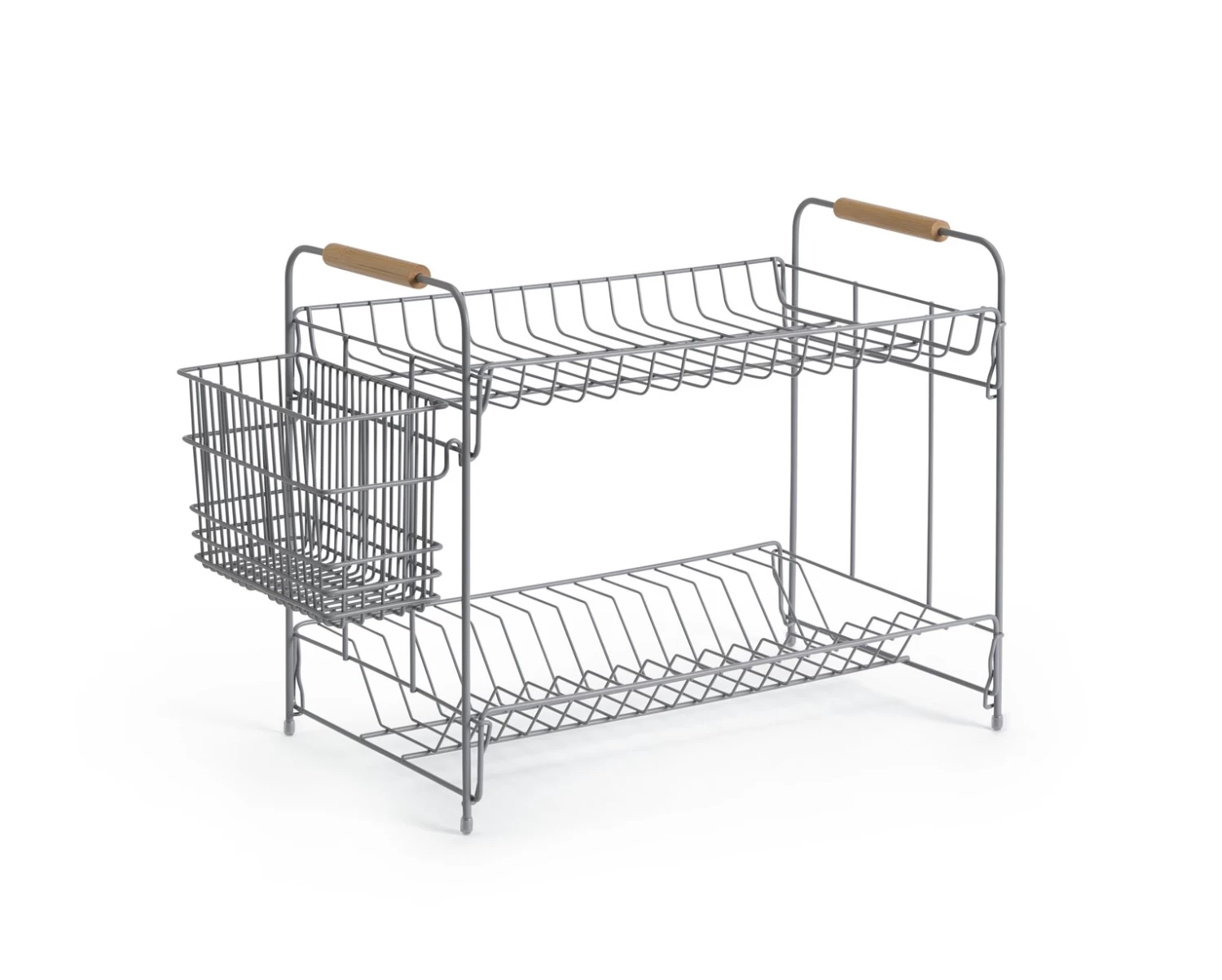 Habitat Industrial Wire Dish Drainer - Grey - Image 3