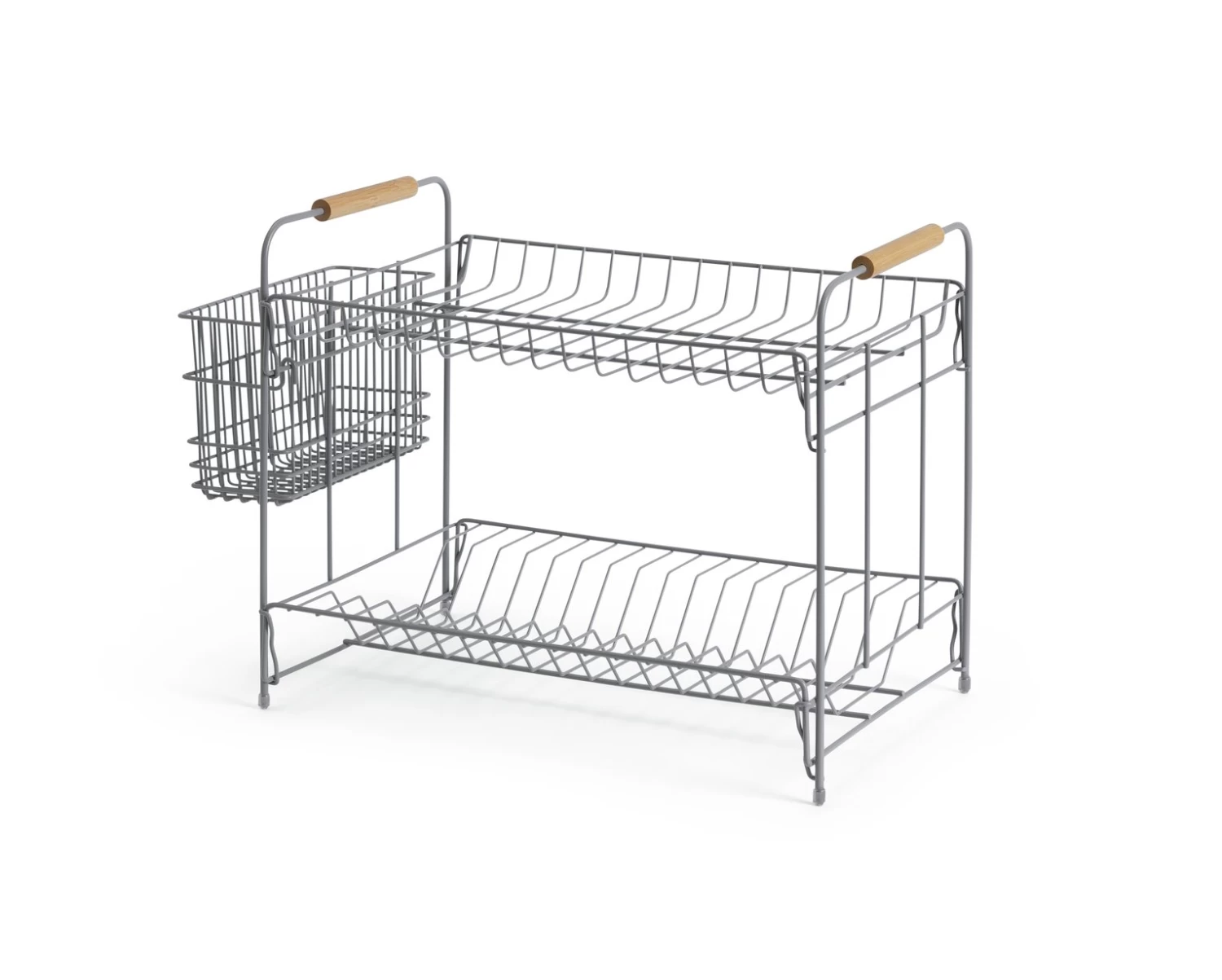 Habitat Industrial Wire Dish Drainer - Grey - Image 4