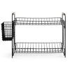Habitat Industrial Wire Dish Drainer - Black