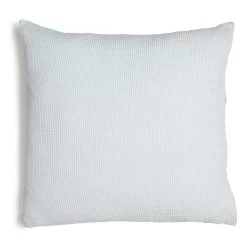 Habitat Waffle Patterned Cushion - White - 59x59cm
