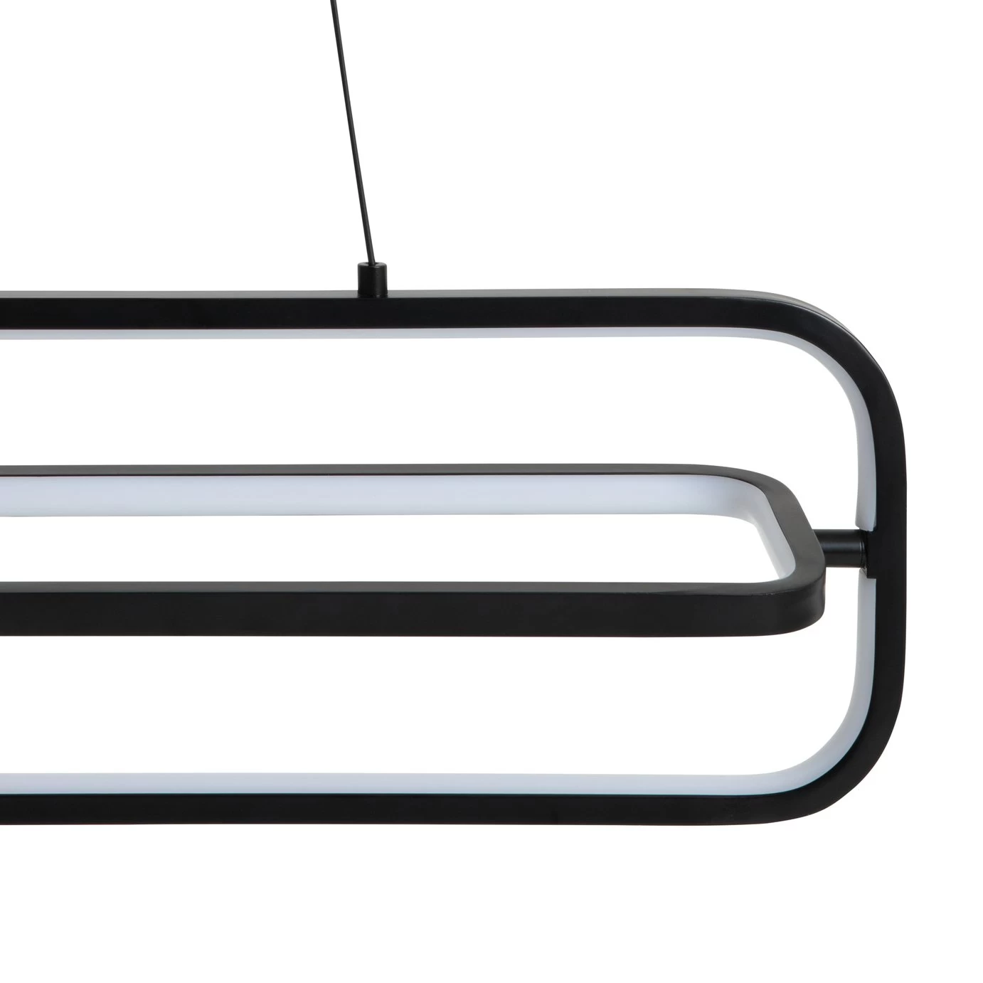 Habitat Metal LED Bar Pendant Light - Black - Image 4