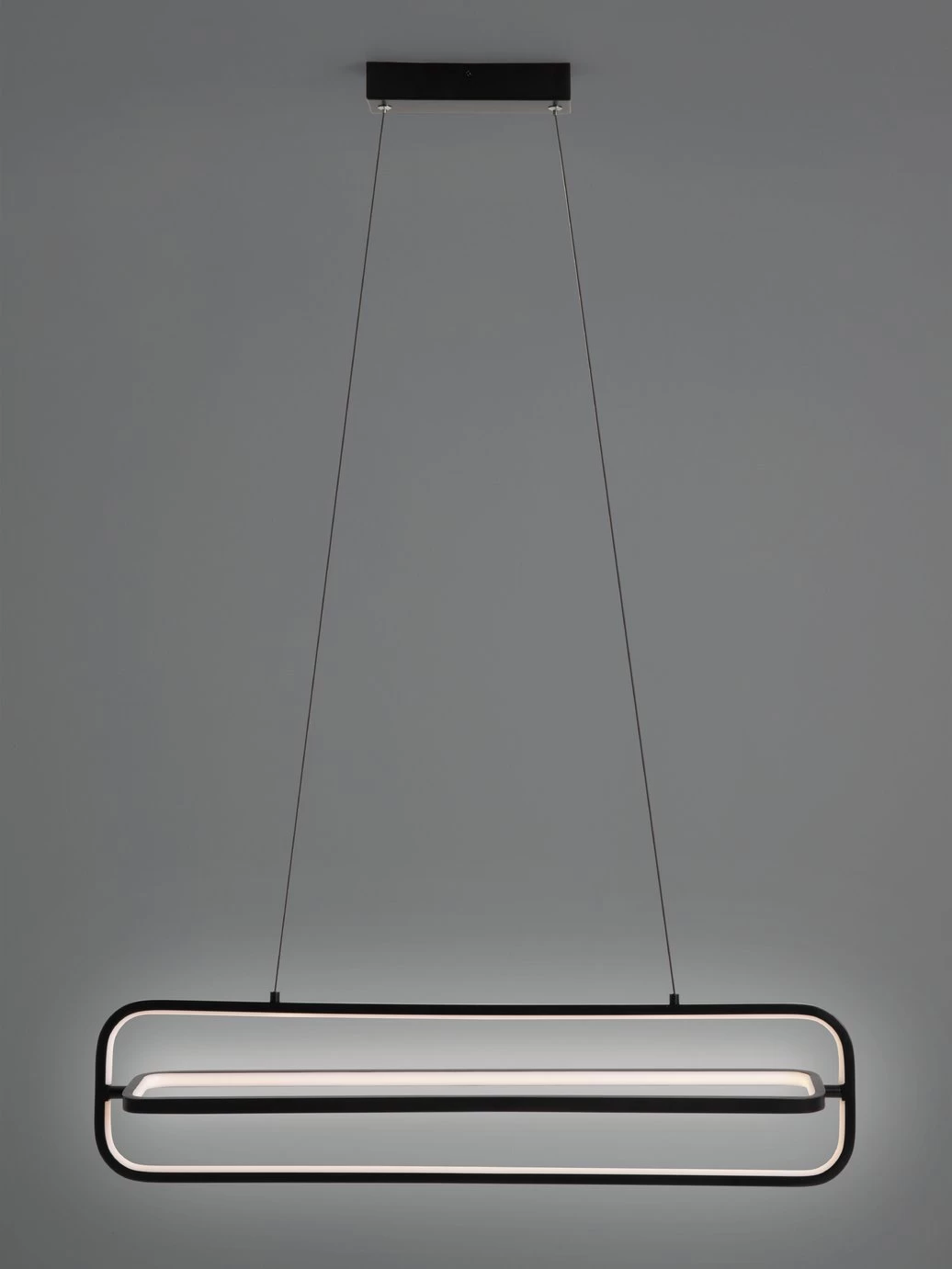 Habitat Metal LED Bar Pendant Light - Black - Image 6