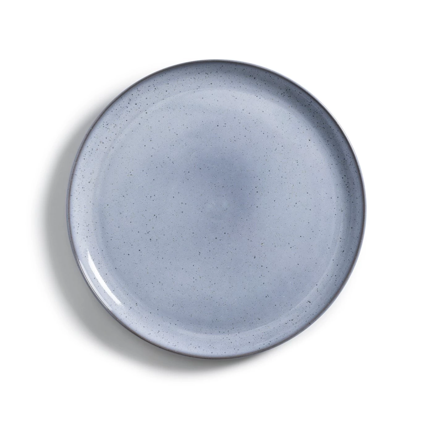 Habitat Evora 4 Piece Stoneware Dinner Plate - Blue - Image 4