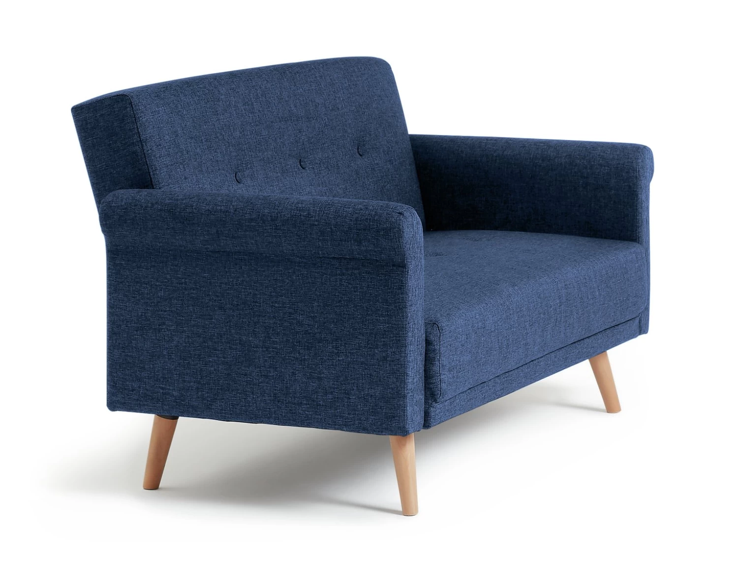 Habitat Evie Fabric 2 Seater Sofa In A Box - Navy Blue - Image 6