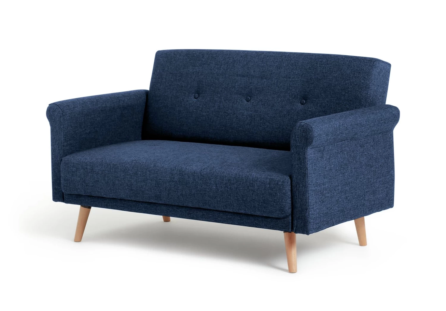 Habitat Evie Fabric 2 Seater Sofa In A Box - Navy Blue - Image 9