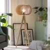 Habitat Achille Ash Wooden Tripod Floor Lamp - Oak