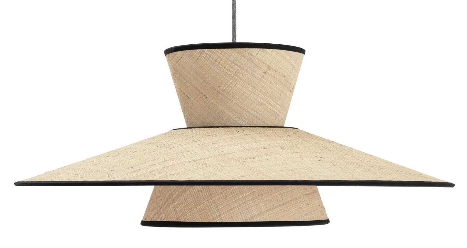 Habitat Otto 2 Tier Pendant Shade - Natural - Image 6