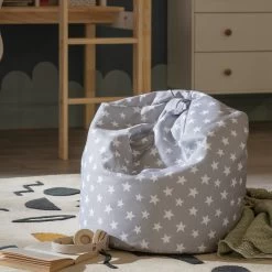 Habitat Kids Grey Stars Bean Bag